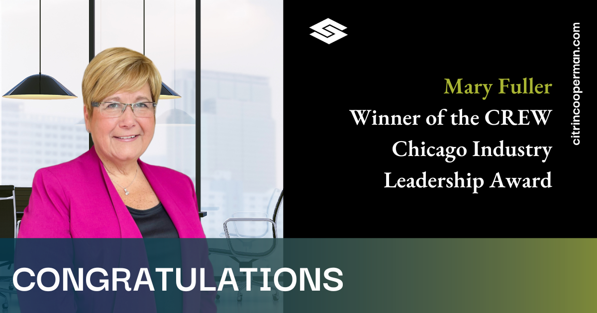 Winner of the CREW Chicago Industry Leadership Award