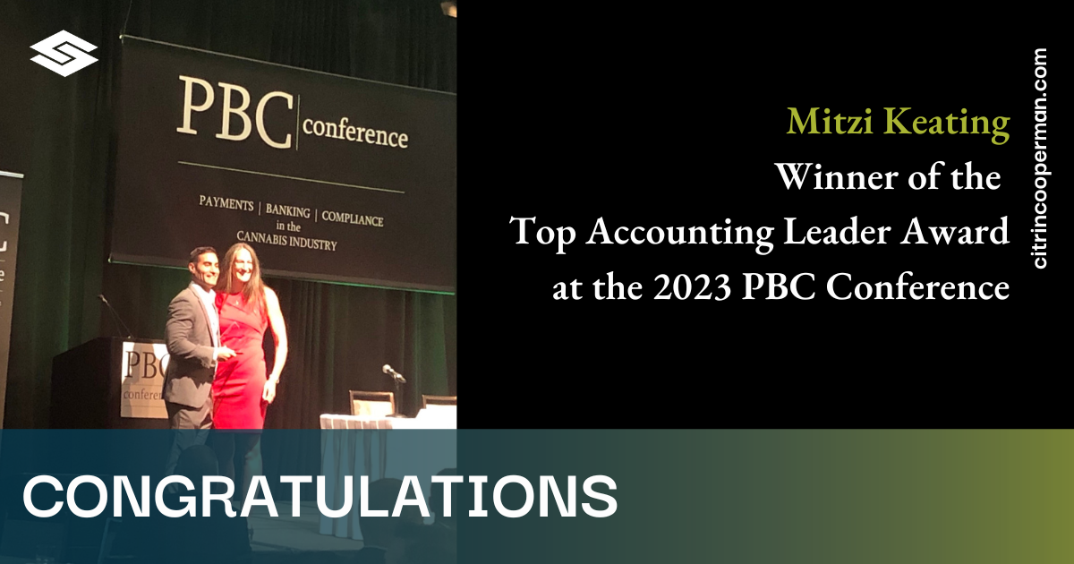 Mitzi Keating Winner of the  Top Accounting Leader Award at the 2023 PBC Conference