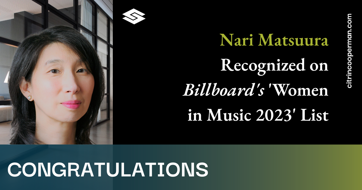 Nari Matsuura Recognized on Billboard's 'Women in Music 2023' List