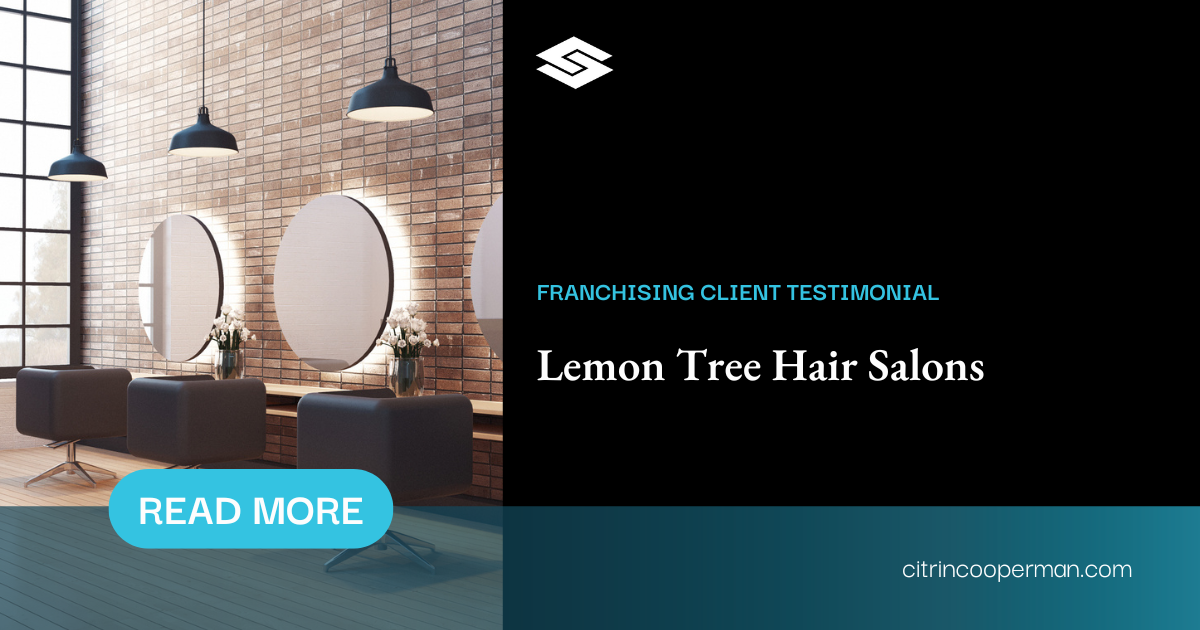 Testimonial Franchise Lemon Tree Hair Salons
