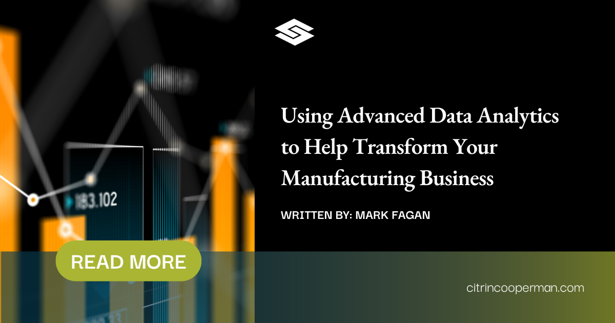 Using Advanced Data Analytics to Help Transform Your Manufacturing ...