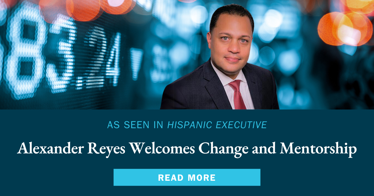 Alexander Reyes Welcomes Change and Mentorship - Read More