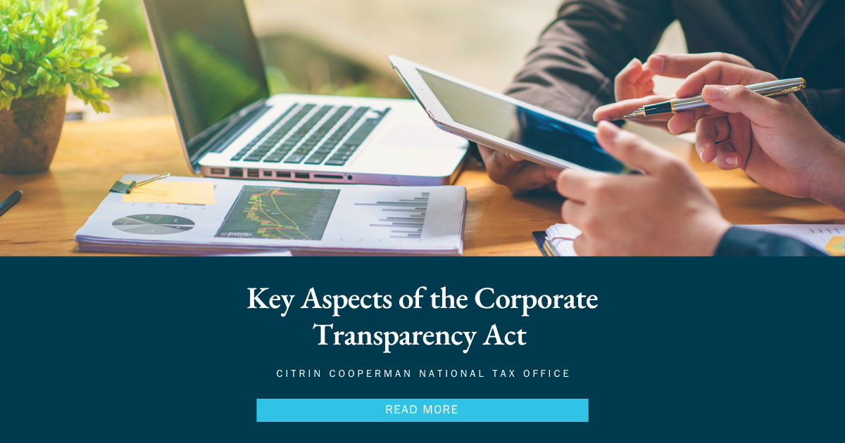 Key Aspects of the Corporate Transparency Act