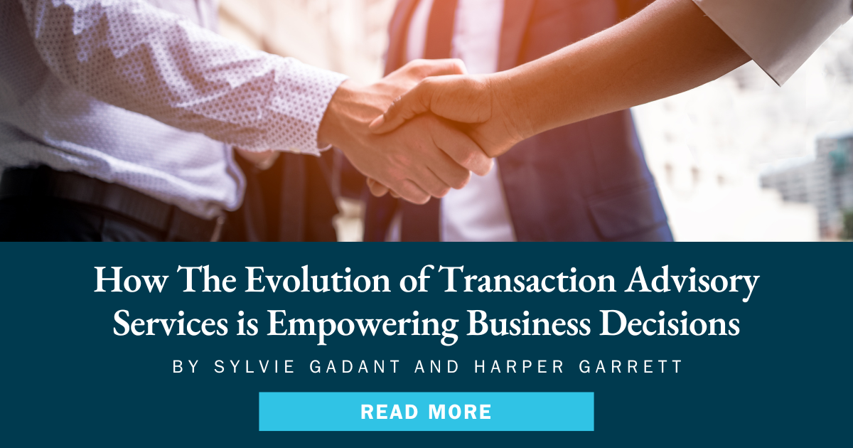 Transaction Advisory Services
