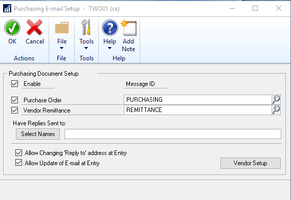 Microsoft Dynamics GP How to Email ACH Remittances (3)