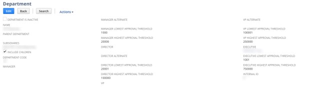 NetSuite Workflows Workflow Application