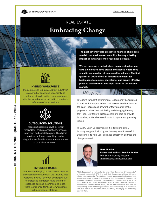 real estate embracing change cover
